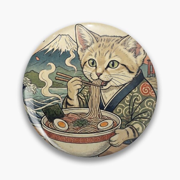 Item preview, Ramen Time - Fennec Fox designed and sold by AK AESTHETIC STUDIOS.