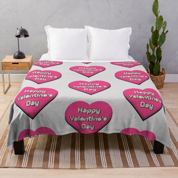 Item preview, Happy Valentine’s Day with Pink Heart and Lettering designed and sold by cremedecolor.