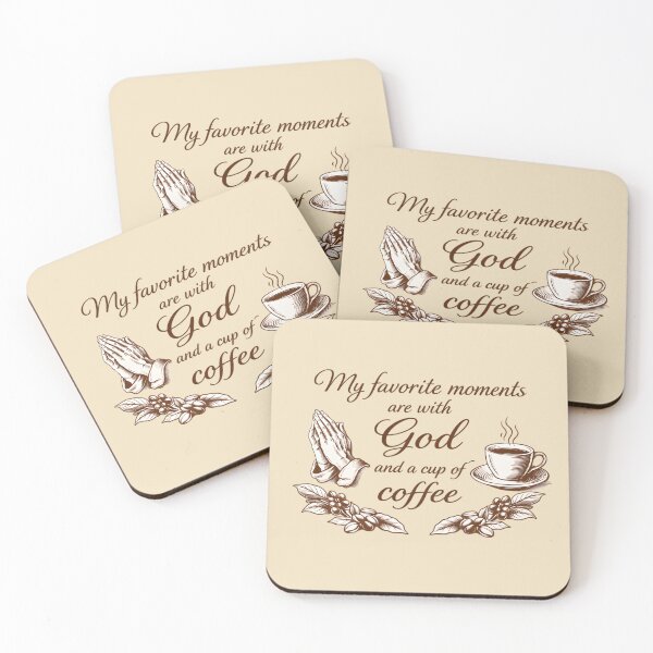Item preview, God & Coffee  designed and sold by GoldenSBeliever.