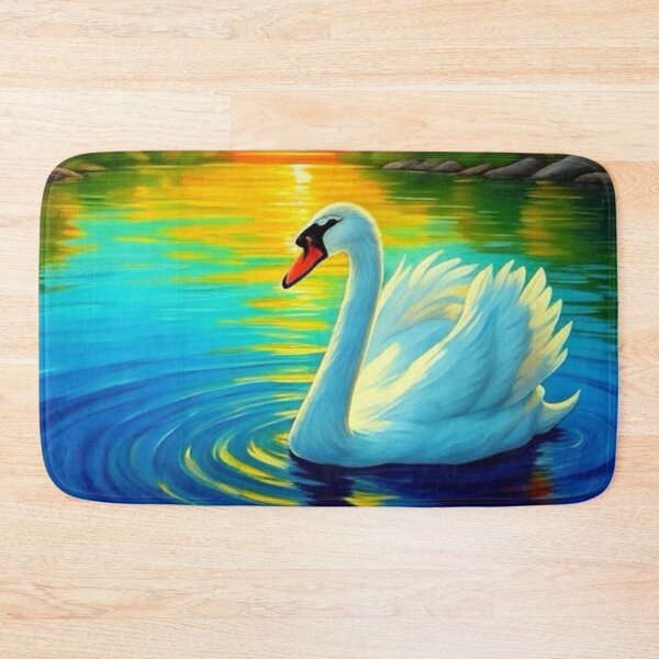 Item preview, Swan at Sunset designed and sold by TinCatOutPost.