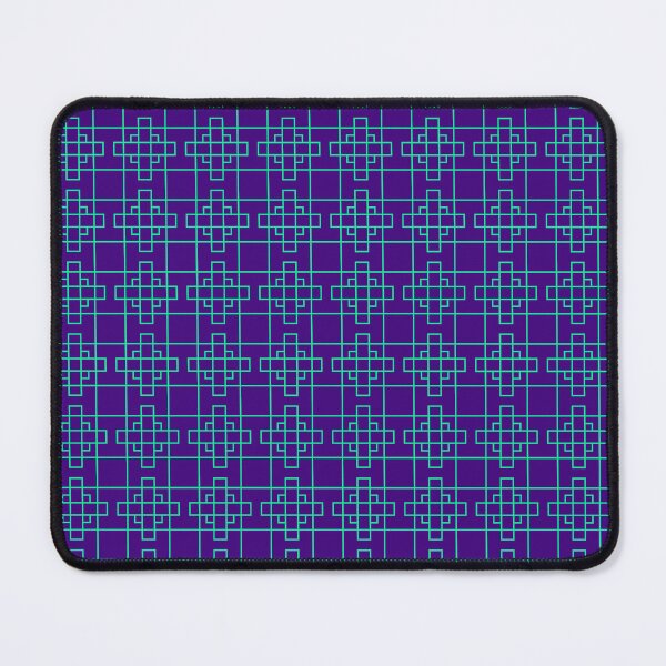 Item preview, Purple Grid Tessellation  - Christmas Gifts - Abstract Geometric Shape Pattern designed and sold by RoyalStarsPatts.