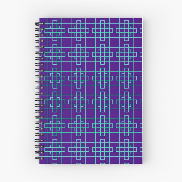 Item preview, Purple Grid Tessellation  - Christmas Gifts - Abstract Geometric Shape Pattern designed and sold by RoyalStarsPatts.