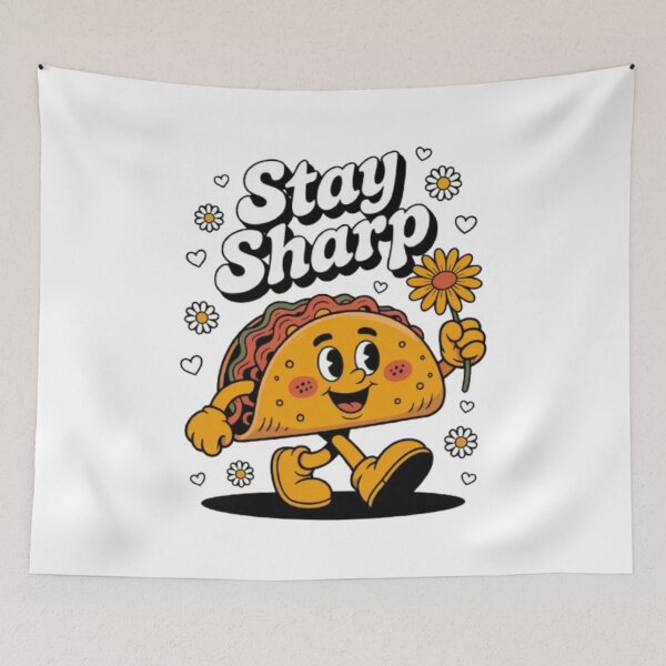 Item preview, Stay Sharp – Minimal Motivational Typography Streetwear Design designed and sold by NewUSShop.