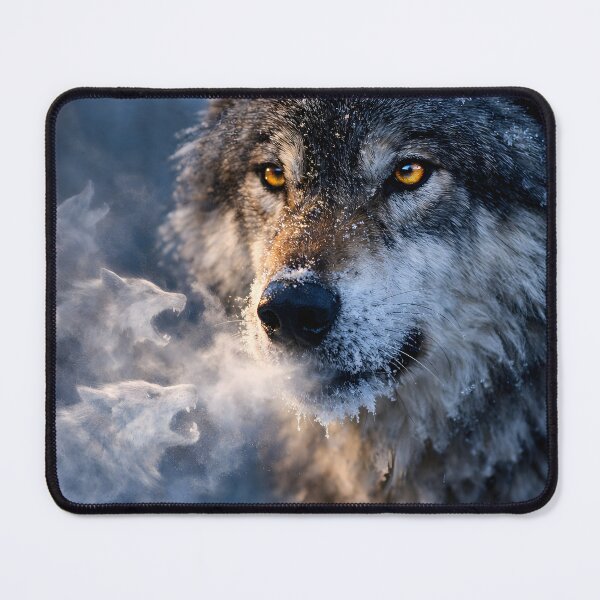 Item preview, Spirit of Winter – Alpha Wolf Breath Art designed and sold by BTBArtwork.