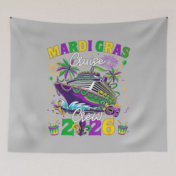 Artikelvorschau, Mardi Gras Kreuzfahrtcrew 2026 Reise nach New Orleans Familienpartnerschaft entworfen und verkauft von mjohnson9.