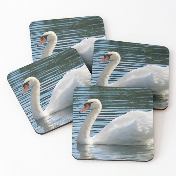 Item preview, Mute Swan Swimming In a Pond designed and sold by BackyardBirder.