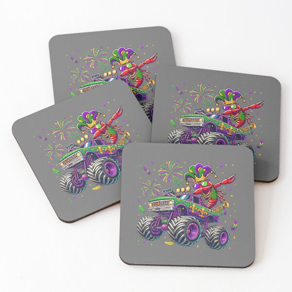 Item preview, Mardi Gras Dabbing Crawfish Monster Truck Beads Boy Toddler designed and sold by KristineLi.