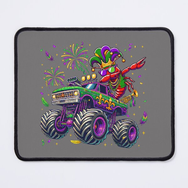 Item preview, Mardi Gras Dabbing Crawfish Monster Truck Beads Boy Toddler designed and sold by KristineLi.