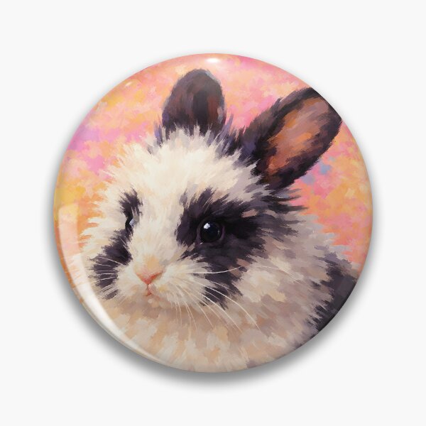 Item preview, Black-and-White Lionhead Rabbit 2 designed and sold by Masha_D.