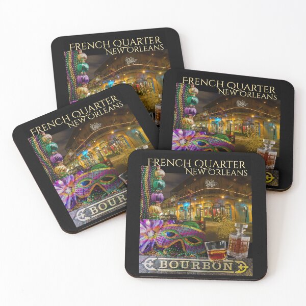 Item preview, French Quarter New Orleans Photo Collage Colorful Design designed and sold by EarthArtDesigns.