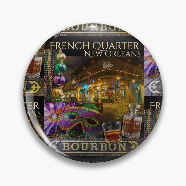 Item preview, French Quarter New Orleans Photo Collage Colorful Design designed and sold by EarthArtDesigns.