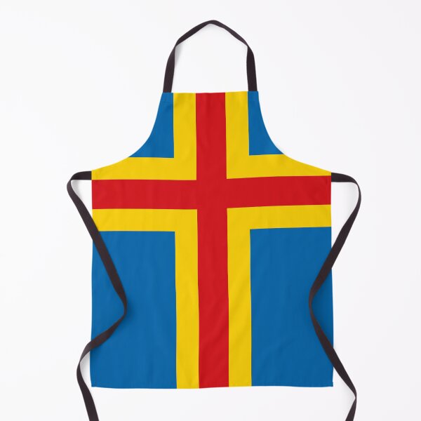 Item preview, Vertical Åland Flag Design designed and sold by NTGUILTY.