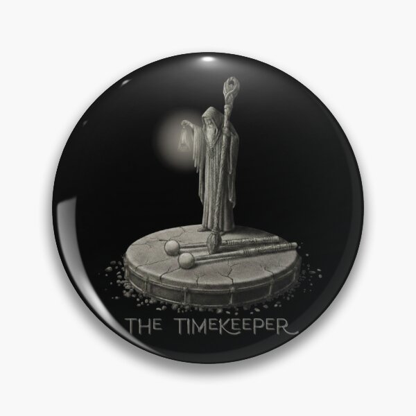 Item preview, The Timekeeper | Surreal Wizard Drummer & Metronome Art Print designed and sold by Rhythm Thru Art .