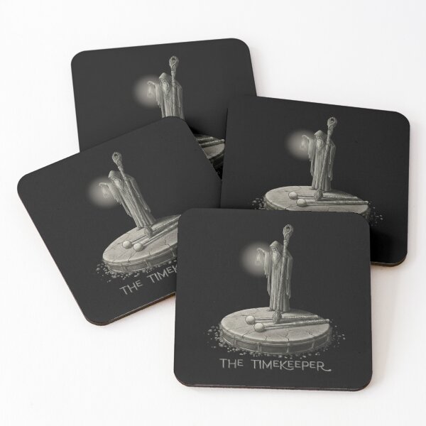 Item preview, The Timekeeper | Surreal Wizard Drummer & Metronome Art Print designed and sold by Rhythm Thru Art .