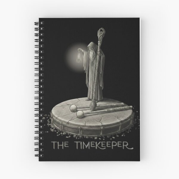 Item preview, The Timekeeper | Surreal Wizard Drummer & Metronome Art Print designed and sold by Rhythm Thru Art .