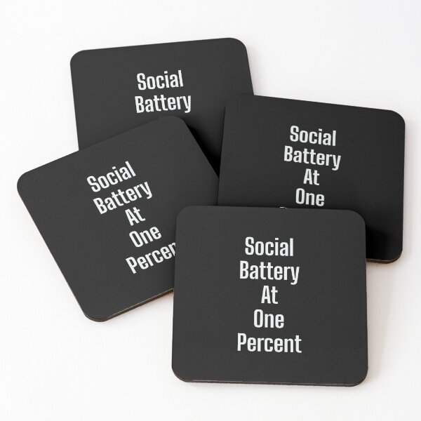 Item preview, Social Battery At 1 Percent designed and sold by Kamran-Sharjeel.