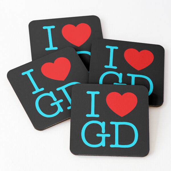 Item preview, I Love Gd G-Dragon Blue Font  designed and sold by Minecrafttt44.