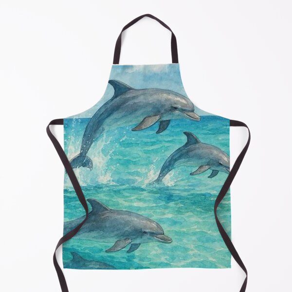 Item preview, Playful Dolphins in a Tropical Sea designed and sold by TinCatOutPost.
