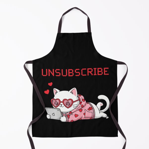 Item preview, Unsubscribe from Love: Sarcastic Kawaii Valentine Cat designed and sold by VividDripCo.