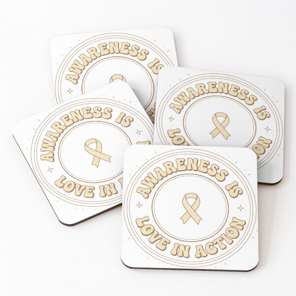 Item preview, Awareness Is Love in Action Cancer Ribbon Inspirational Design designed and sold by DIRTYSKETCHH.