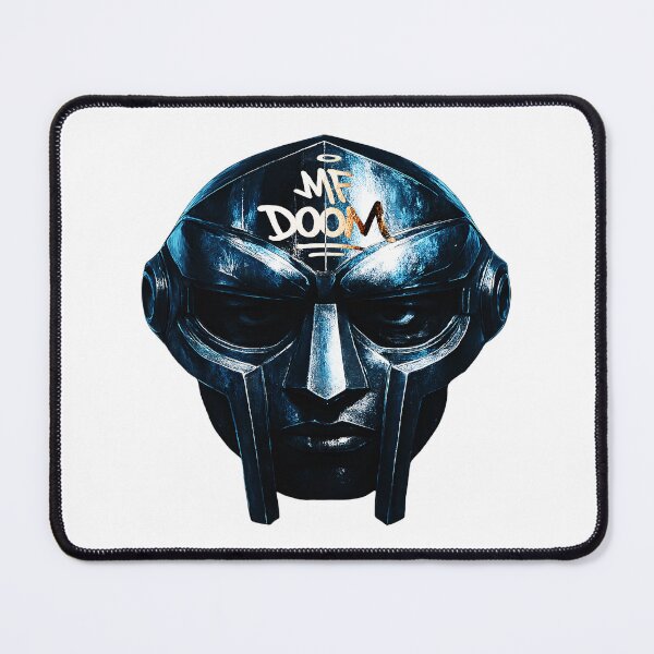 Item preview, Blue Chrome MF Doom Mask Portrait designed and sold by Slimeee199.