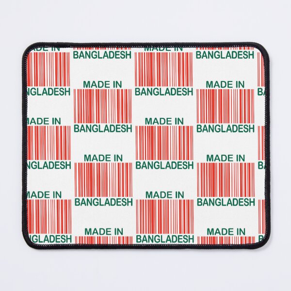 Item preview, Made In Bangladesh Shopping Barcode (green & red) designed and sold by dezanli.