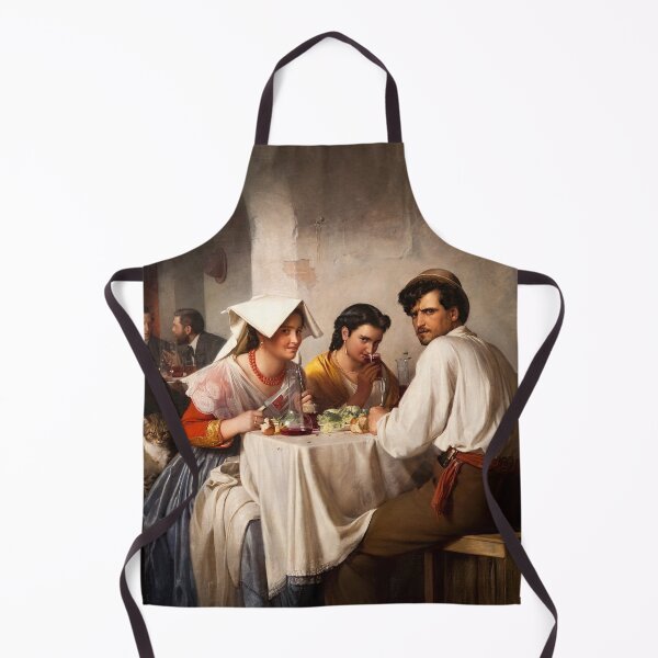 Item preview, In a Roman Osteria - Carl Bloch - Danish Painter - Oil on Canvas 1866 -  Remastered / Recolored designed and sold by HeavyHits.