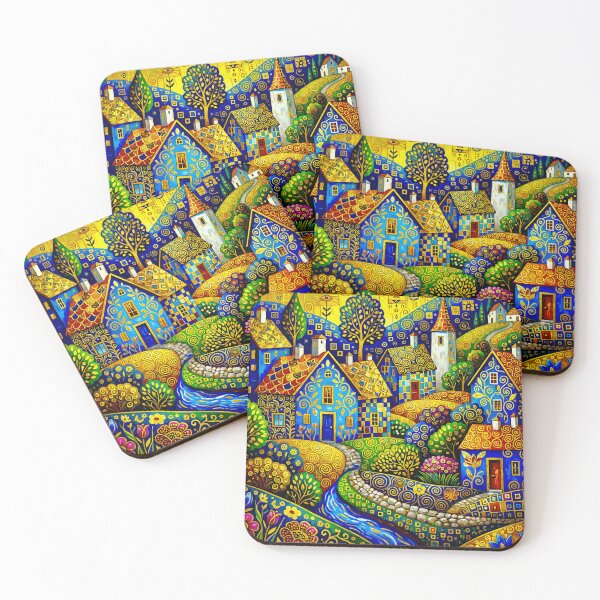Item preview, Gustav Klimt Garden Flowers Landscape  designed and sold by Vicky Brago-Mitchell®.