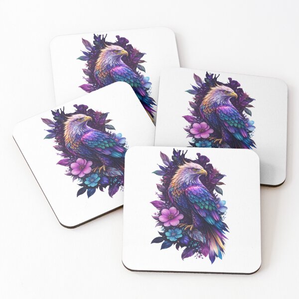 Item preview, Mystic Neon Eagle Art designed and sold by Trove Designs.