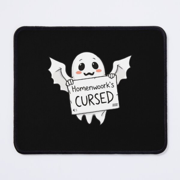 Item preview, Homework is cursed designed and sold by Burnout (⌣_⌣).