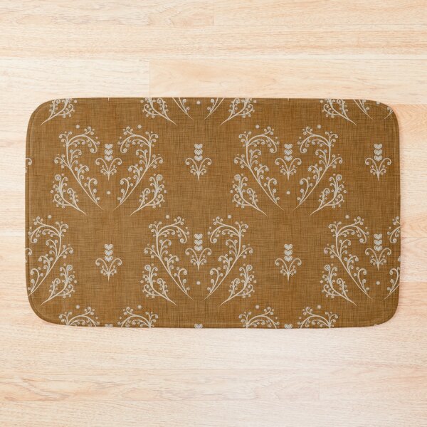 Item preview, Fern Heart Country Floral - Vintage Ochre Gold Cottage Core Farmhous designed and sold by LoveAlways-AEP.