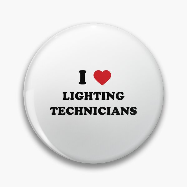 Item preview, I <3 Lighting Technicians designed and sold by petrichorpins.