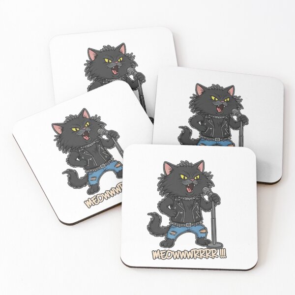 Item preview, metal cat meowwrr scream funny designed and sold by likekillersx.