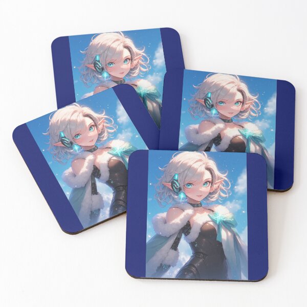 Item preview, futuristic anime elf girl designed and sold by ArtsJulian.