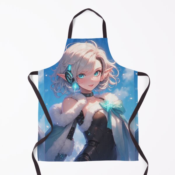 Item preview, futuristic anime elf girl designed and sold by ArtsJulian.