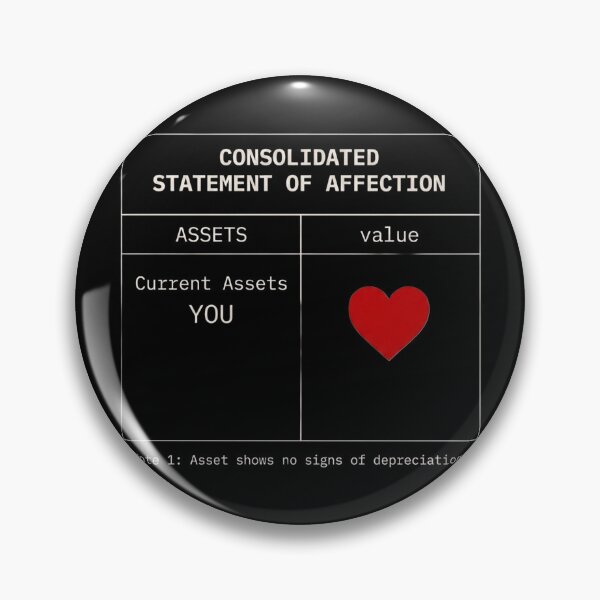 Item preview, Consolidated Statement of Affection Accountant Valentine Finance Gift designed and sold by FiscalFashions.