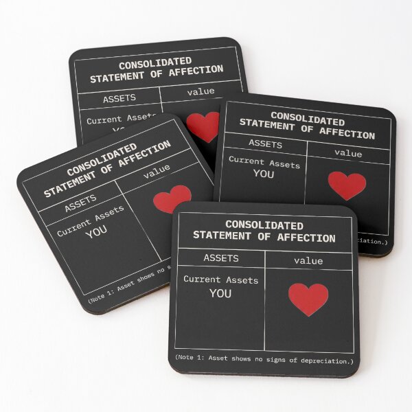 Item preview, Consolidated Statement of Affection Accountant Valentine Finance Gift designed and sold by FiscalFashions.