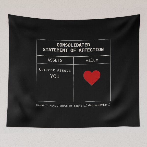 Item preview, Consolidated Statement of Affection Accountant Valentine Finance Gift designed and sold by FiscalFashions.
