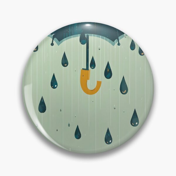 Item preview, Celestial Shelter: Modern Minimalist Surreal Umbrella and Raindrop Sky Art designed and sold by Cozyartsss.