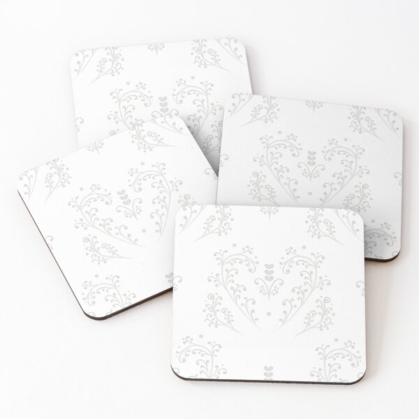Item preview, Fern Heart Country Floral - Silver Gray Cottage Core Farmhouse Wedding designed and sold by LoveAlways-AEP.