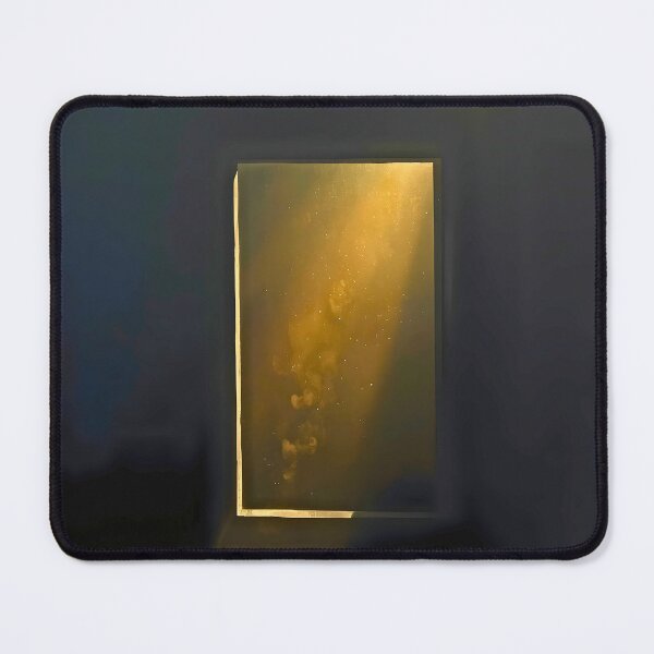 Item preview, The Golden Window: Modern Minimalist Ethereal Light Beam and Dust Abstract Art designed and sold by Cozyartsss.