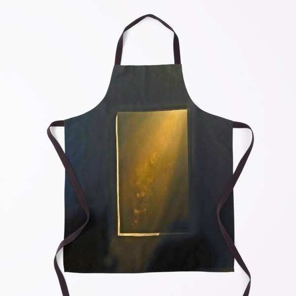 Item preview, The Golden Window: Modern Minimalist Ethereal Light Beam and Dust Abstract Art designed and sold by Cozyartsss.