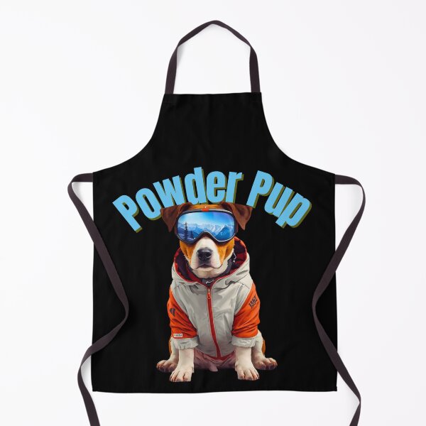 Item preview, Powder Pup Jack Russell Terrier Ski Dog – Cute Winter Dog Art for Ski Lovers designed and sold by Fredster1966.