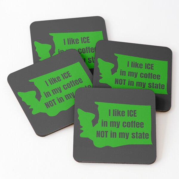 Item preview, I like ICE in my coffee NOT in my state - Washington WA designed and sold by EvergreenRevolt.