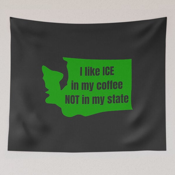 Item preview, I like ICE in my coffee NOT in my state - Washington WA designed and sold by EvergreenRevolt.