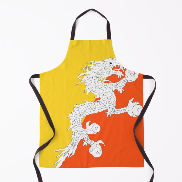 Item preview, Vertical Bhutan Flag Design designed and sold by NTGUILTY.