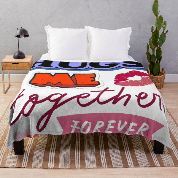 Item preview, Texted Hug Me Together Forever Romantic Art designed and sold by Combat Skies.