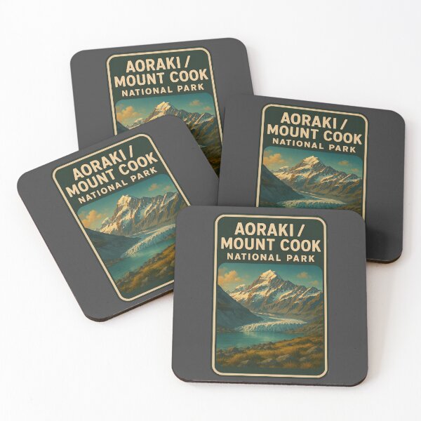 Item preview, New Zealand National Parks Art: Aoraki/Mount Cook  designed and sold by PinUpPizzazz.