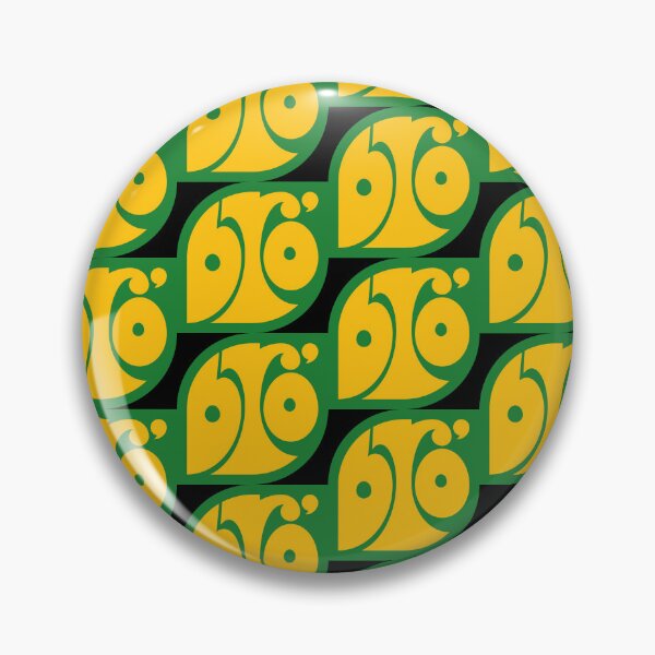 Item preview, bro' logo (green & yellow) designed and sold by The bro'Town Shop.