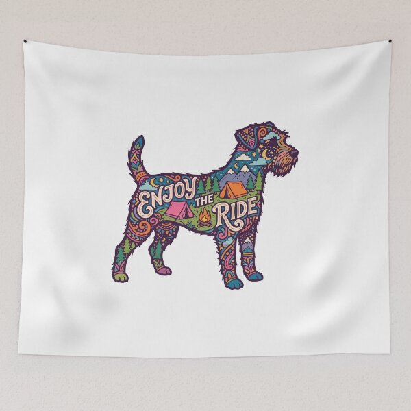 Item preview, Camping Adventure Dog designed and sold by AliveStyle.